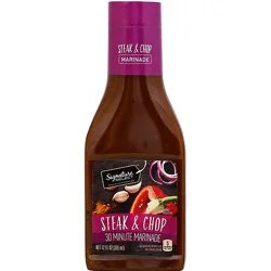 Signature Select Marinade Steak & Chop - 12 Fl. Oz.