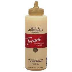 Torani Puremade White Chocolate Sauce - 16.5 Oz