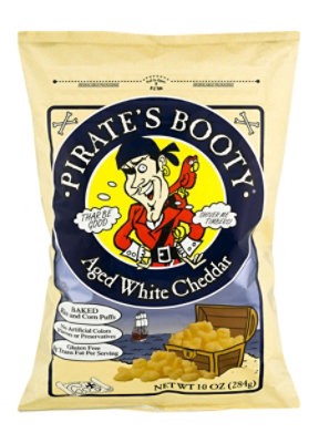 slide 1 of 6, Pirate's Booty Aged White Cheddar Cheese Puffs Party Size Bag - 10 Oz, 10 oz