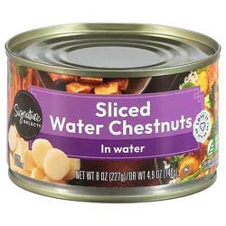Signature Select Sliced Water Chestnuts - 8 Oz