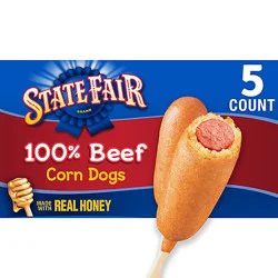 State Fair 100% Beef Corn Dogs 5 Count - 13.35 Oz