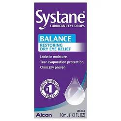 Systane Eye Drops Lubricant Balance Restorative Formula - 0.33 Fl. Oz.