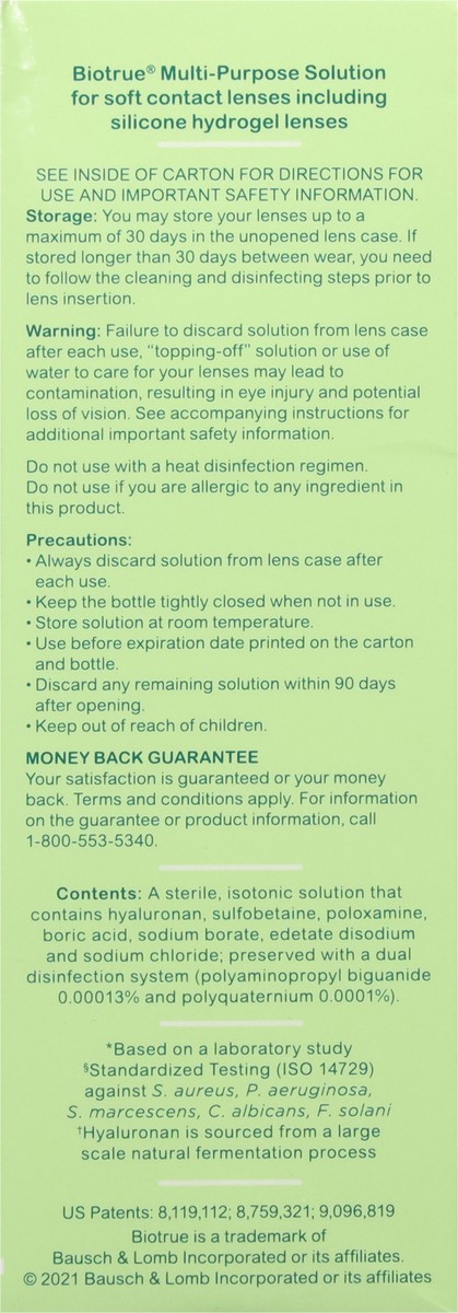 slide 11 of 12, Biotrue Multi-Purpose Solution - 4 Fl. Oz., 4 fl oz