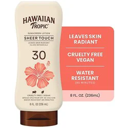 Hawaiian Tropic Sheer Touch Ultra Radiance Broad Spectrum Spf 30 Sunscreen Lotion - 8 Oz