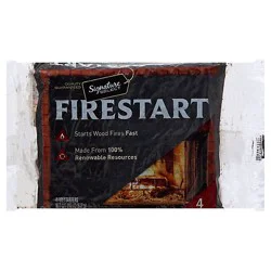 Signature Select Firestart Natural - 4 Count
