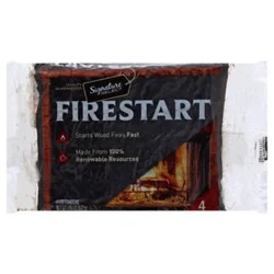 Signature Select Firestart Natural - 4 Count