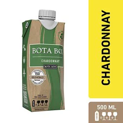 Bota Mini Wine Chardonnay California - 500 Ml