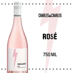 Charles & Charles Rose Wine Bottle - 750 Ml