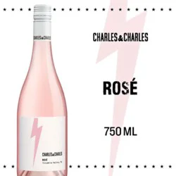 Charles & Charles Rose Wine Bottle - 750 Ml