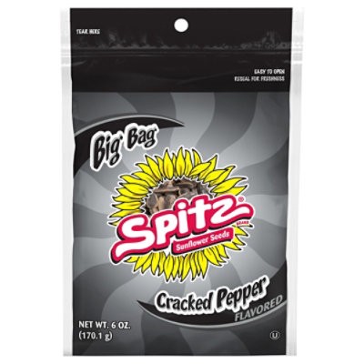 slide 1 of 1, Spitz Sunflower Seeds Cracked Pepper Big Bag - 6 Oz, 6 oz