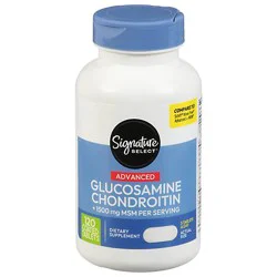 Signature Select/care Glucosamine Chondroitin Complex With Msm 1500mg Tablet - 120 Count