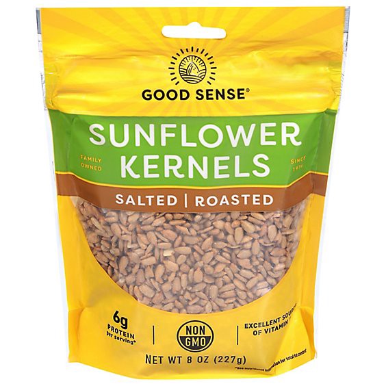slide 1 of 1, Good Sense Roasted & Salted Sunflower Nuts - 8 Oz, 8 oz