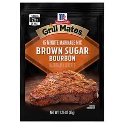Mccormick Grill Mates Brown Sugar Bourbon Marinade - 1.25 Oz