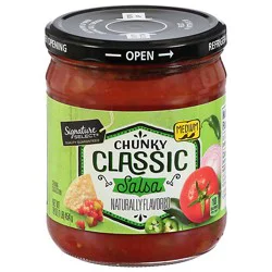 Signature Select Chunky Classic Salsa Medium Jar - 16 Oz