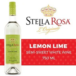Stella Rosa Lemon Lime Low Alcohol Wine - 750 Ml