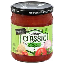 Signature Select Chunky Classic Mild Salsa Jar - 16 Oz