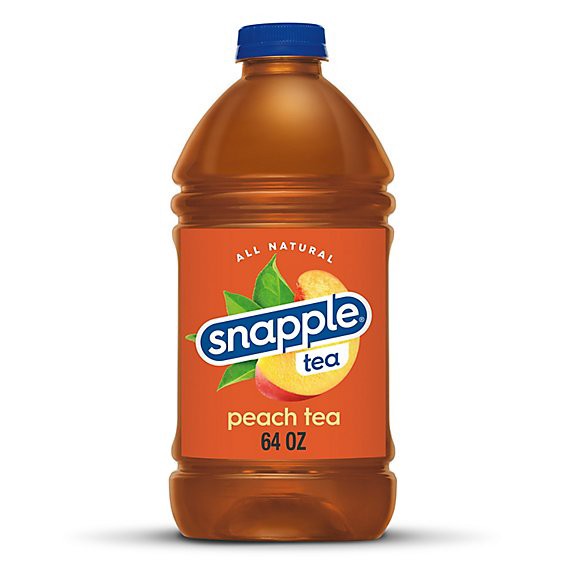 slide 1 of 9, Snapple Peach Tea Bottle - 64 Fl. Oz., 64 fl oz