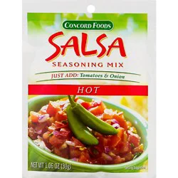 Concord Foods Seasoning Mix Salsa - 1.06 Oz