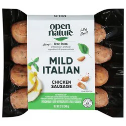 Open Nature Mild Italian Chicken Sausage - 12 Oz