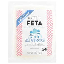 Mt Vikos Cheese Feta Barrel Aged Portions - 6 Oz