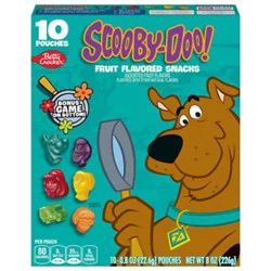 Betty Crocker Fruit Flavored Snacks Assorted Fruit Flavors Scoobydoo! - 10-0.8 Oz
