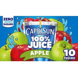 Capri Sun 100% Juice Paw Patrol Naturally Flavored 100% Apple Juice Pouches - 10-6 Fl. Oz.