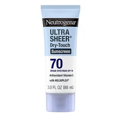 Neutrogena Ultra Sheer Dry Touch Spf 70 Sunblock - 3 Fl. Oz.