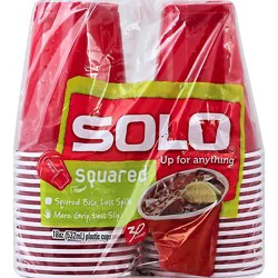 Solo Cups Plastic Squared 18 Ounce Bag - 30 Count