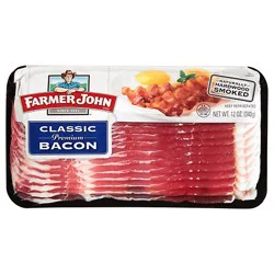 Farmer John Smoked Sliced Bacon - 12 Oz