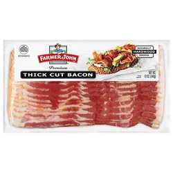Farmer John Smoked Thick Sliced Bacon - 12 Oz