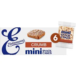 Entenmann's Minis Crumb Snack Cakes - 12.25 Oz