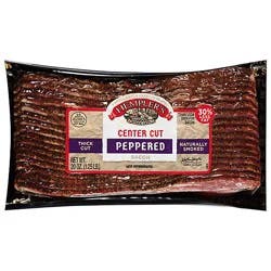 Hempler's Smoked Pepper Thick Sliced Bacon - 20 Oz