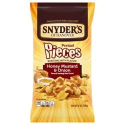 Snyders Of Hanover Pretzel Pieces Honey Mustard & Onion - 12 Oz