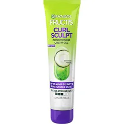 Garnier Fructis Style Curl Sculpt Conditioning Cream Gel Coconut Water For Curly Hair - 5.1 Fl. Oz.