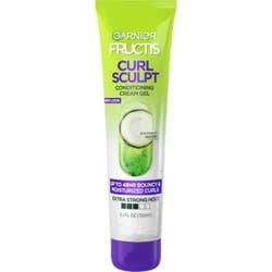 Garnier Fructis Style Curl Sculpt Conditioning Cream Gel Coconut Water For Curly Hair - 5.1 Fl. Oz.