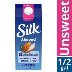 Silk Unsweetened Almond Milk - 64 Fl. Oz.