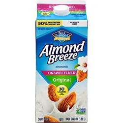 Almond Breeze Unsweetened Original Almond Milk - 64 Oz
