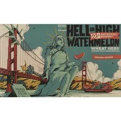 21st Amendment Brewery Beer Wheat Hell Or High Watermelon - 6-12 Fl. Oz.