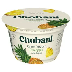 Chobani Pineapple On The Bottom Low-Fat Greek Yogurt - 5.3 Oz