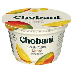 Chobani Low-Fat Mango On The Bottom Greek Yogurt - 5.3 Oz