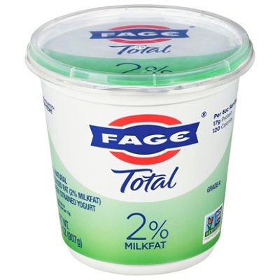 slide 1 of 11, Fage Total 2% Milkfat Plain Greek Yogurt - 32 Oz, 32 oz