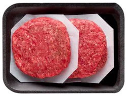 Ground Beef Hamburger Patties 90% Lean 10% Fat - 1.5 Lb
