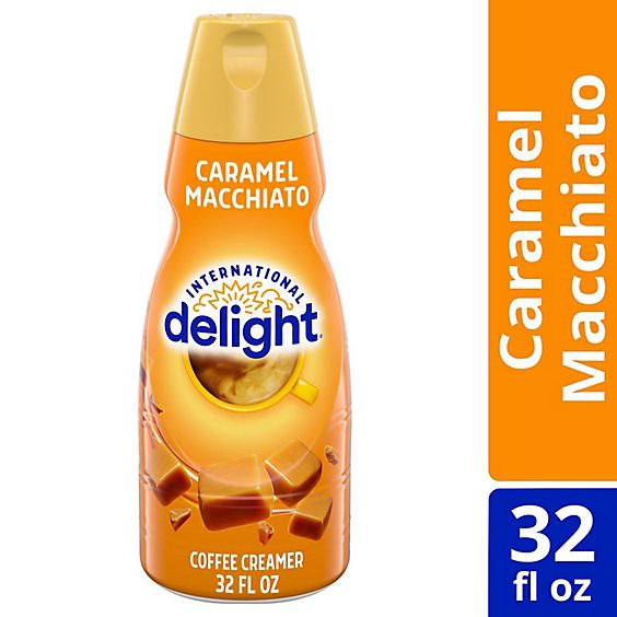 slide 1 of 14, International Delight Caramel Macchiato Liquid Coffee Creamer - 32 Fl. Oz., 32 fl oz
