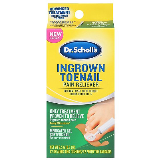 slide 1 of 1, Dr Schl Pain Reliever Ingrown Toenail, 0.3 oz