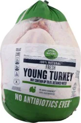 Open Nature Whole Turkey Fresh - Weight Between 9-16 Lb