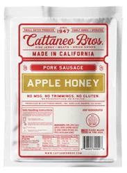 Cattaneo Bros. Sausage Pork Apple & Honey - 12 Oz