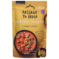 Passage Foods Simmer Sauce Passage To India Butter Chicken Mild Pouch - 7 Oz