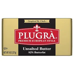 Plugra European Style Unsalted Butter - 8 Oz