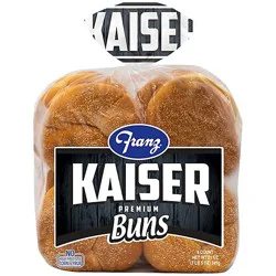 Franz Hamburger Buns Premium Kaiser 8 Count - 21 Oz