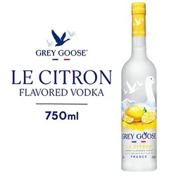 Grey Goose Le Citron Citrus Flavored Vodka - 750 Ml